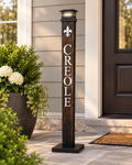 Creole Solar Light Post